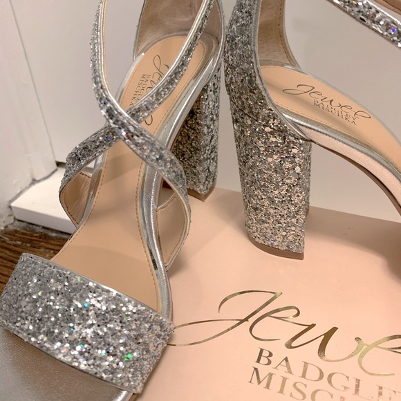 Silver Glitter Sandal - Picture 5 of 8